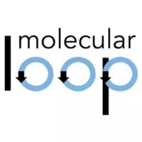 Molecular loop logo
