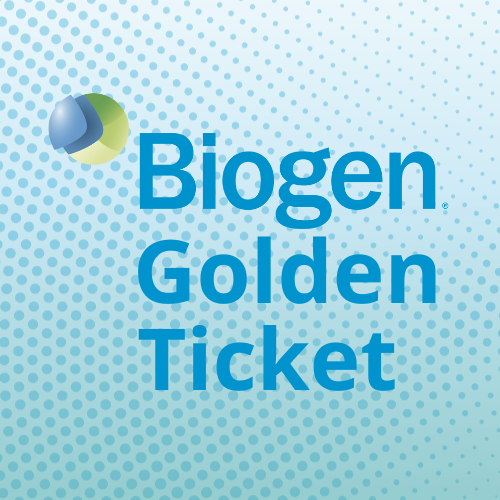 Biogen Golden ticket 500 x 500 px