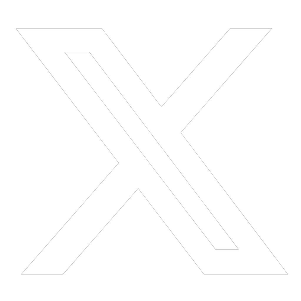 X logo 2023 white